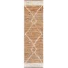 SAFAVIEH Area Rug 8×10 – Natural Fiber Collection – Large – Natural & Ivory, Handmade Jute, Farmhouse Moroccan Boho Rustic Style, Ideal for Living Room, Bedroom, Dining Space (NF952A)(Natural/Ivory)