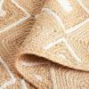 SAFAVIEH Area Rug 8×10 – Natural Fiber Collection – Large – Natural & Ivory, Handmade Jute, Rustic Farmhouse Style, Ideal for Living Room, Bedroom, Dining Space (NF893A)(Natural/Ivory)