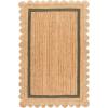 SAFAVIEH Area Rug 8×10 – Natural Fiber Collection – Large – Natural & Ivory, Handmade Jute, Rustic Farmhouse Style, Ideal for Living Room, Bedroom, Dining Space (NF896A)(Natural/Olive)
