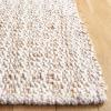 SAFAVIEH Area Rug 8×10 – Natural Fiber Collection – Large – Natural & Ivory, Handmade Jute & Wool, Ideal for Living Room, Bedroom, Dining Space (NFB225A)(Natural/Pink)