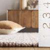 SAFAVIEH Area Rug 8×10 – Natural Fiber Collection – Large – Natural & Ivory, Handmade Jute & Wool, Ideal for Living Room, Bedroom, Dining Space (NFB225A)(Natural/Pink)