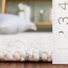 SAFAVIEH Area Rug 8×10 – Natural Fiber Collection – Large – Natural & Ivory, Handmade Jute & Wool, Ideal for Living Room, Bedroom, Dining Space (NFB225A)(Natural/Silver)