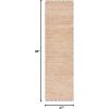 SAFAVIEH Area Rug 8×10 – Natural Fiber Collection – Large – Natural & Ivory, Handmade Wool, Farmhouse Style, Ideal for Living Room, Bedroom, Dining Space (NF816A)(Natural/Ivory)