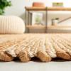 SAFAVIEH Area Rug 8×10 – Natural Fiber Collection – Large – Natural & Ivory, Handmade Wool, Farmhouse Style, Ideal for Living Room, Bedroom, Dining Space (NF816A)(Natural/Ivory)