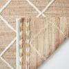 SAFAVIEH Area Rug 8×10 – Natural Fiber Collection – Large – Natural & Ivory, Handmade Wool & Jute, Farmhouse Style, Ideal for Living Room, Bedroom, Dining Space (NFB278A)(Natural/Ivory)
