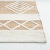 SAFAVIEH Area Rug 8×10 – Natural Fiber Collection – Large – Natural & Ivory, Handmade Wool & Jute, Rustic Farmhouse Boho Style, Ideal for Living Room, Bedroom, Dining Space (NFB276Z)(Natural/Ivory)