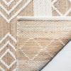 SAFAVIEH Area Rug 8×10 – Natural Fiber Collection – Large – Natural & Ivory, Handmade Wool & Jute, Rustic Farmhouse Boho Style, Ideal for Living Room, Bedroom, Dining Space (NFB276Z)(Natural/Ivory)