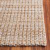 SAFAVIEH Area Rug 8×10 – Natural Fiber Collection – Large – Natural & Ivory, Jute Blend, Ideal for Living Room, Bedroom, Dining Space (NF557A)(Natural/Ivory)