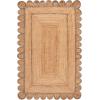 SAFAVIEH Area Rug 8×10 – Natural Fiber Collection – Large – Natural & Olive, Handmade Jute, Ideal for Living Room, Bedroom, Dining Space (NFB125X)(Natural/Grey)