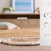 SAFAVIEH Area Rug 8×10 – Natural Fiber Collection – Large – Natural & Olive, Handmade Jute, Ideal for Living Room, Bedroom, Dining Space (NFB125X)(Natural/Ivory)