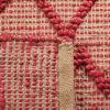 SAFAVIEH Area Rug 8×10 – Natural Fiber Collection – Large – Red & Natural, Handmade Jute, Rustic Farmhouse Style, Ideal for Living Room, Bedroom, Dining Space (NF219Q)(Red/Natural)