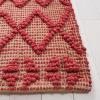 SAFAVIEH Area Rug 8×10 – Natural Fiber Collection – Large – Red & Natural, Handmade Jute, Rustic Farmhouse Style, Ideal for Living Room, Bedroom, Dining Space (NF219Q)(Red/Natural)