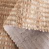 SAFAVIEH Area Rug 8×10 – Natural Fiber Couture Collection – Large – Ivory & Natural, Handmade Jute, Ideal for Living Room, Bedroom, Dining Space (NFC102A)(Ivory/Natural)