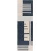SAFAVIEH Area Rug 8×10 – Rodeo Drive Collection – Large – Navy & Ivory, Handmade Wool, Mid-Century Modern Design, Ideal for Living Room, Bedroom, Office, Dining Space (RD176N)(Navy/Ivory)
