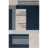 SAFAVIEH Area Rug 8×10 – Rodeo Drive Collection – Large – Navy & Ivory, Handmade Wool, Mid-Century Modern Design, Ideal for Living Room, Bedroom, Office, Dining Space (RD176N)(Navy/Ivory)