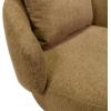 SAFAVIEH Couture – Hannalisa Swivel Accent Chair – Light Brown Performance Fabric – Fully Assembled – Ideal for Living Room, Bedroom, 16.5″ Seat Height (SFV2408A)(Light Brown)