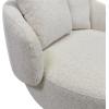 SAFAVIEH Couture – Karolie Swivel Accent Chair – Light Brown Performance Fabric – Fully Assembled – Ideal for Living Room, Bedroom, 17.7″ Seat Height (SFV2407A)(Taupe)