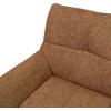 SAFAVIEH Couture – Layletta Swivel Accent Chair – Brown Performance Fabric – Fully Assembled – Ideal for Living Room, Bedroom, 17″ Seat Height (SFV2409B)(Brown)