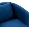 SAFAVIEH Couture Joaquin Swivel Barrel Chair(Navy)