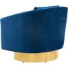 SAFAVIEH Couture Joaquin Swivel Barrel Chair(Navy)