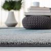 SAFAVIEH Hollywood Collection Area Rug – 9′ x 12′, Beige & Blue, Mid-Century Modern Design, Non-Shedding & Easy Care, Ideal for High Traffic Areas in Living Room, Bedroom (HLW715B)(Grey/Blue)