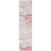 SAFAVIEH Meadow Collection Area Rug – 9′ x 12′, Grey & Pink, Geometric Design, Ideal for High Traffic Areas in Living Room, Bedroom & Dining Room (MDW553G-9)(Light Grey/Pink)