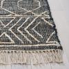 SAFAVIEH Natural Fiber Collection 8′ x 10′ Black/Ivory NFB406Z Handmade Boho Fringe Jute Living Room Dining Bedroom Area Rug(Black/Ivory)