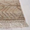 SAFAVIEH Natural Fiber Collection 8′ x 10′ Natural / Beige NFB407A Handmade Boho Fringe Jute Living Room Dining Bedroom Area Rug(Natural/Beige)