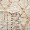SAFAVIEH Natural Fiber Collection 8′ x 10′ Natural / Beige NFB409A Handmade Boho Fringe Jute Living Room Dining Bedroom Area Rug(Natural/Beige)
