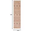 SAFAVIEH Natural Fiber Collection 8′ x 10′ Natural / Rust NFB402A Moroccan Boho Fringe Jute Living Room Dining Bedroom Area Rug(Natural/Rust)