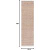 SAFAVIEH Natural Fiber Collection 8′ x 10′ Natural NFB404A Handmade Boho Fringe Jute Living Room Dining Bedroom Area Rug(Natural)