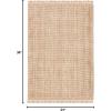 SAFAVIEH Natural Fiber Collection Area Rug – 10′ x 14′, Natural, Handmade Woven Fringe Jute, Ideal for High Traffic Areas in Living Room, Bedroom (NF809A)(Natural)