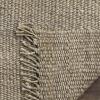 SAFAVIEH Natural Fiber Collection Area Rug – 8′ x 10′, Blue, Handmade Boho Fringe Woven Jute, Ideal for High Traffic Areas in Living Room, Bedroom (NF368E)(Grey)