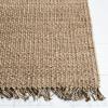 SAFAVIEH Natural Fiber Collection Area Rug – 8′ x 10′, Blue, Handmade Boho Fringe Woven Jute, Ideal for High Traffic Areas in Living Room, Bedroom (NF368E)(Grey)