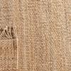 SAFAVIEH Natural Fiber Collection Area Rug – 8′ x 10′, Blue, Handmade Boho Fringe Woven Jute, Ideal for High Traffic Areas in Living Room, Bedroom (NF368E)(Natural)