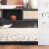 SAFAVIEH Natural Fiber Collection Area Rug – 8′ x 10′, Natural & Brown, Flatweave Jute, Ideal for The Living Room, Dining Room Bedroom (NF867T)(Beige)