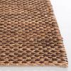SAFAVIEH Natural Fiber Collection Area Rug – 8′ x 10′, Natural & Green, Handmade Jute, Ideal for Living Room, Bedroom, Home Office, Dining Space (NFB776Y-8)(Natural/Dark Brown)