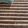 SAFAVIEH Natural Fiber Collection Area Rug – 8′ x 10′, Sage & Bleach, Handmade Jute, Ideal for Living Room, Bedroom, Home Office, Dining Space (NFB779W-8)(Natural/Brown)