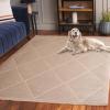 Safavieh Area Rug 8×10 – Aspect Collection – Large – Natural, Jute & Cotton, Trellis Pattern, Ideal for Living Room, Bedroom, Office, Dining Space (APE406B)(Natural)