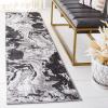 SAFAVIEH Area Rug 8×10 – Amelia Collection – Large – Charcoal & Grey, Modern Design, Non-Shedding & Easy Cleaning, Ideal for Living Room, Bedroom, Office, Dining Space (ALA277J)(Charcoal/Grey)