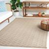 SAFAVIEH Area Rug 8×10 – Aspect Collection – Large – Natural & Ivory, Jute & Cotton, Ideal for Living Room, Bedroom, Office, Dining Space (APE402B)(Natural/Ivory)