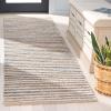 SAFAVIEH Area Rug 8×10 – Cape Cod Collection – Large – Natural & Green, Geometric Design, Ideal for Living Room, Bedroom, Office, Dining Space (CAP151Y)(Natural/Blue)