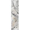 SAFAVIEH Area Rug 8×10 – Cyrus Shag Collection – Large – Blue & Beige, Modern Abstract Design, Non-Shedding & Easy Cleaning, Ideal for Living Room, Bedroom, Office, Dining Space (CYR121M)(Grey/Beige)
