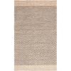 SAFAVIEH Area Rug 8×10 – Natural Fiber Collection – Large – Beige & Black, Flat Weave Jute, Ideal for Living Room, Bedroom, Dining Space (NFB675B)(Beige/Black)