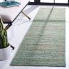 SAFAVIEH Area Rug 8×10 – Natural Fiber Collection – Large – Black & Natural, Handmade Wool & Jute, Ideal for Living Room, Bedroom, Dining Space (NFB950Z)(Green/Natural)