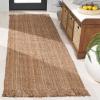 SAFAVIEH Area Rug 8×10 – Natural Fiber Collection – Large – Natural, Handmade Jute, Farmhouse Style, Ideal for Living Room, Bedroom, Dining Space (NFB575A)(Natural)