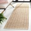 SAFAVIEH Area Rug 8×10 – Natural Fiber Collection – Large – Natural & Beige, Farmhouse Style, Ideal for Living Room, Bedroom, Dining Space (NF833A)(Natural/Beige)