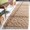 SAFAVIEH Area Rug 8×10 – Natural Fiber Collection – Large – Natural & Beige, Handmade Flat Weave Jute & Wool, Farmhouse Geometric Design, Ideal for Living Room, Bedroom, Dining Space (NF381A)(Natural/Beige)