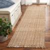 SAFAVIEH Area Rug 8×10 – Natural Fiber Collection – Large – Natural & Bleach, Handmade Jute, Rustic Farmhouse Style, Ideal for Living Room, Bedroom, Dining Space (NF813A)(Natural/Bleach)