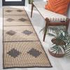 SAFAVIEH Area Rug 8×10 – Natural Fiber Collection – Large – Natural & Brown, Handmade Jute, Ideal for Living Room, Bedroom, Dining Space (NF878A)(Natural/Grey)